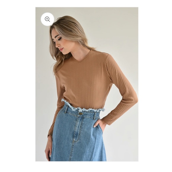 Byrd by Tzippy Denim Fringe Skirt - Picture 8 of 9